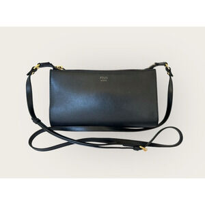 FENDI Roma Crossbody Purse Pouch Black